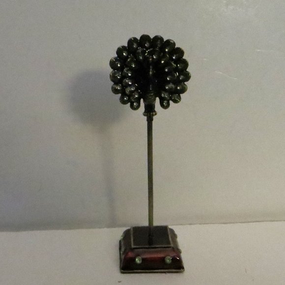 2 New Boxes Set Of 8 Table Place Card Holders Turkey Top Design Metal - Picture 2 of 6